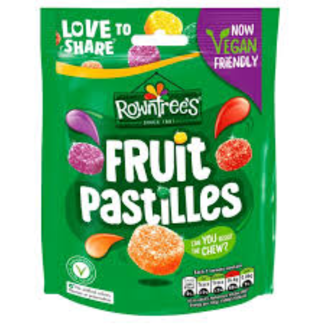 ROWNTREES FRUIT PASTILLES BAG 143G
